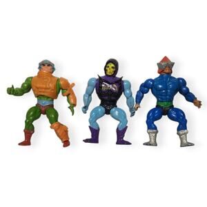Masters Of The Universe Vintage Action Figure Lot Of 3 Mattel 80's Pre-owned